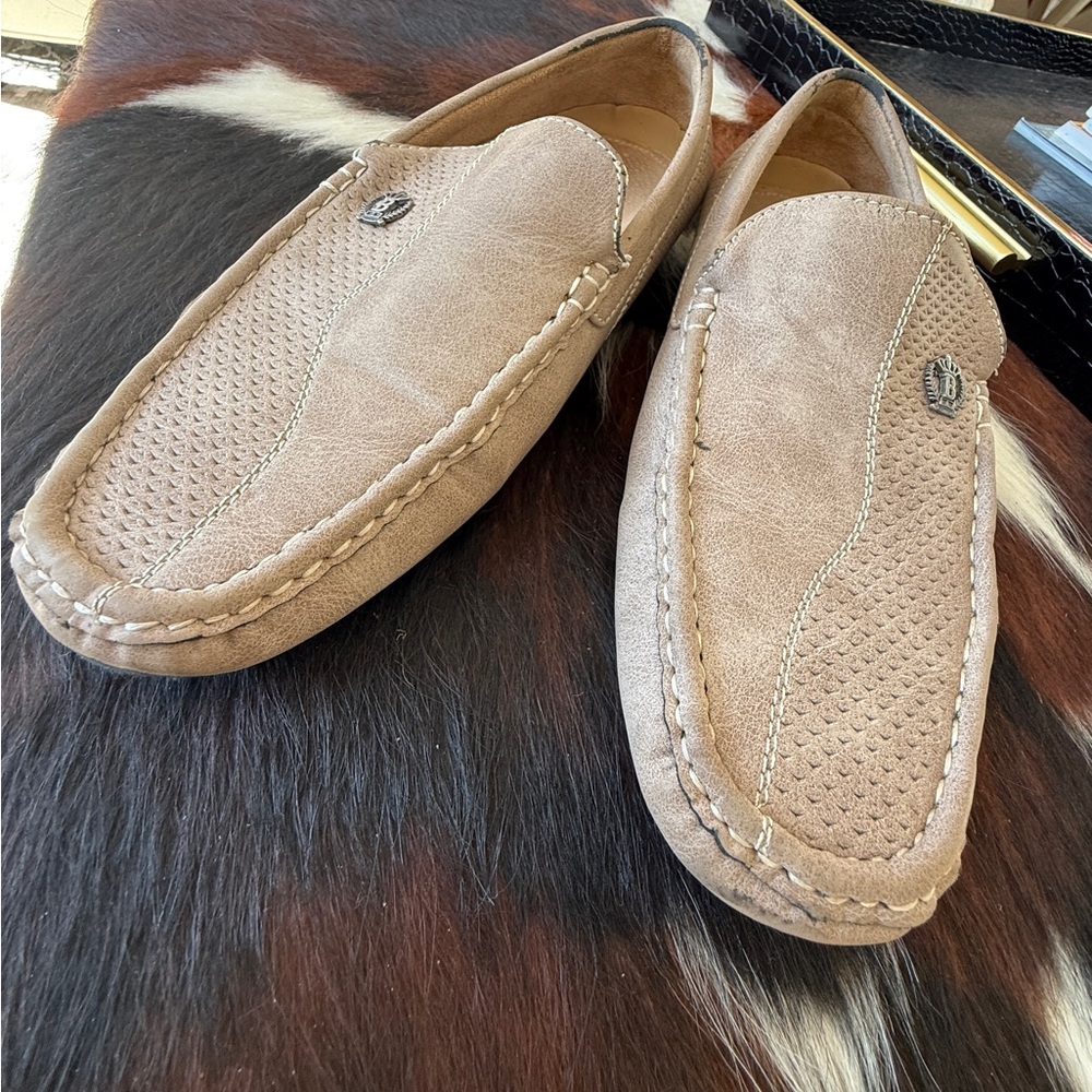 BRUNO MARC (NEW YORK) MEN'S  SUEDE LOAFERS -  SZ 8.5